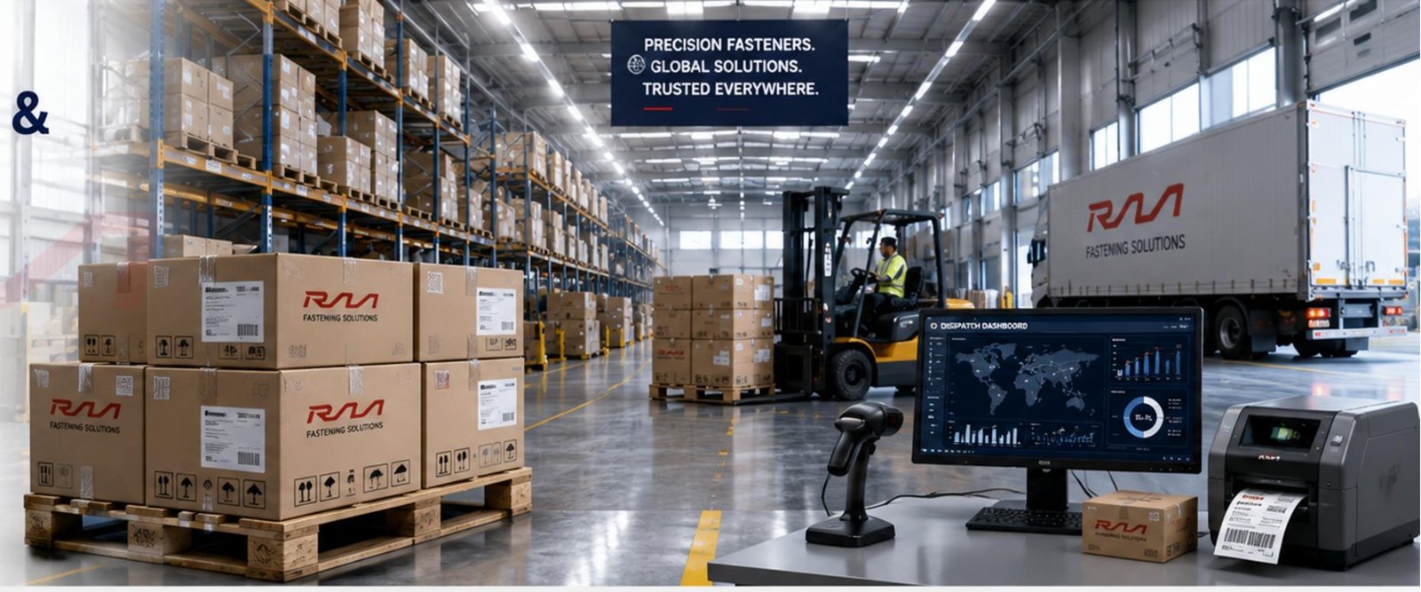 RAM Fastening Solutions global warehouse and logistics